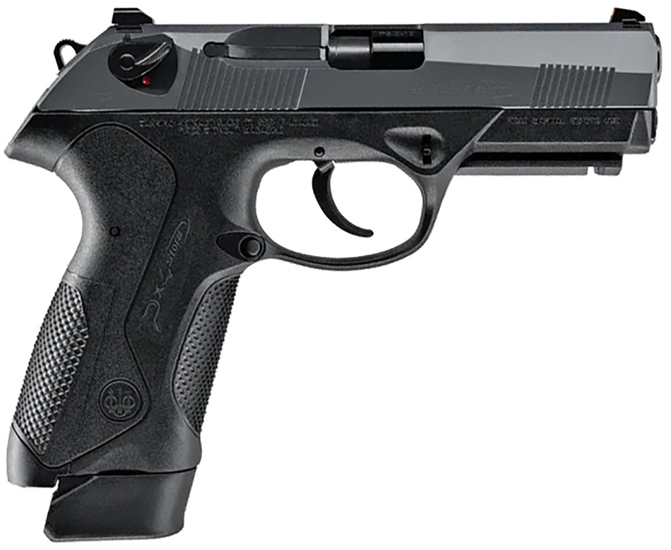 Beretta USA JXF9G10SD PX4 G-SD Full Size Frame 9mm Luger 10+1 4" Black Inox Heavy Contour Rotating Barrel, Black Bruniton Serrated Steel Slide, Black Polymer Frame w/Picatinny Rail