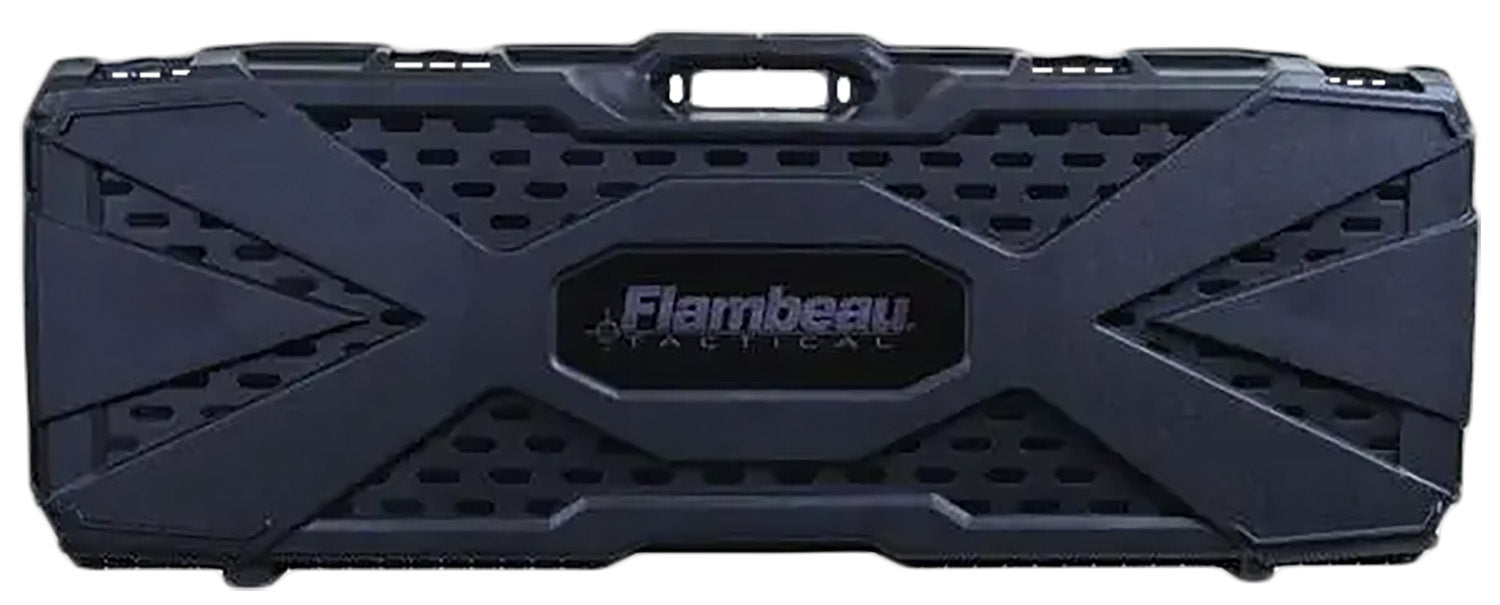 Flambeau 6500AR Tactical Rifle Case Black Polypropylene Water Resistant with Mag Pockets