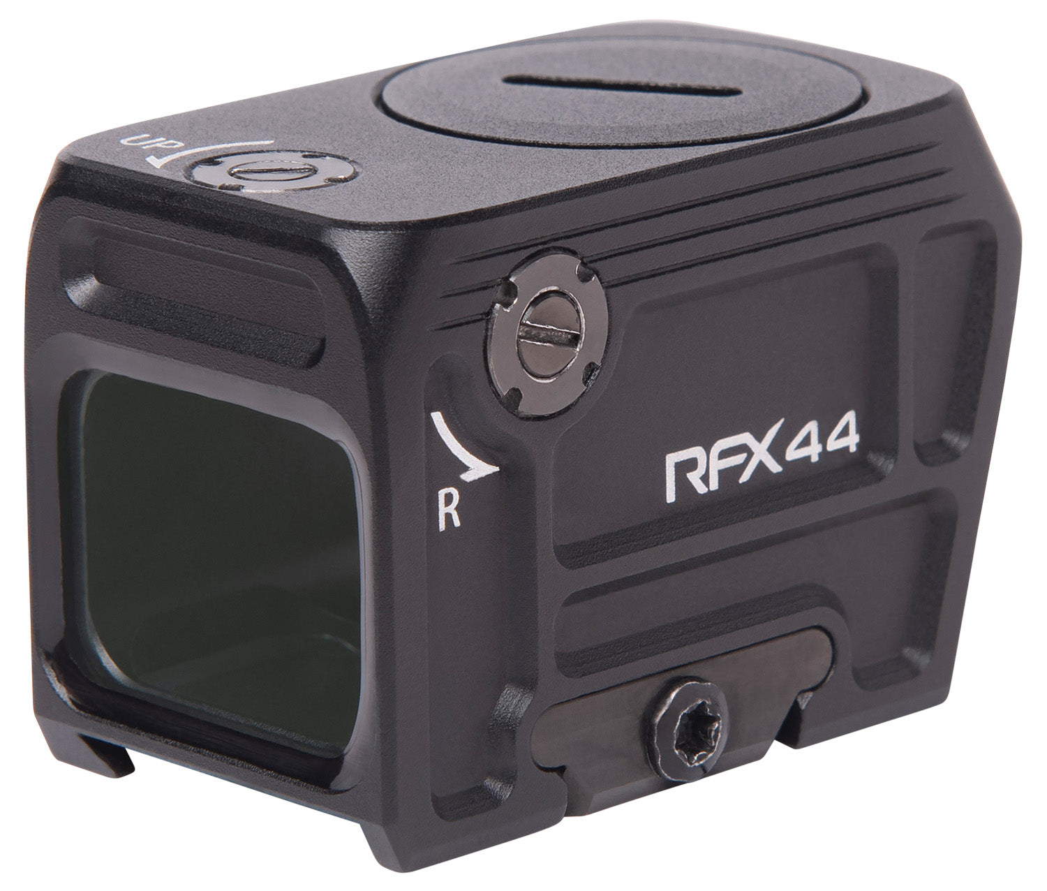 Viridian RFX44 Black Anodized 1x 21x16.5mm 5 MOA Green Dot Sight ACRO Footprint Picatinny Low Mount
