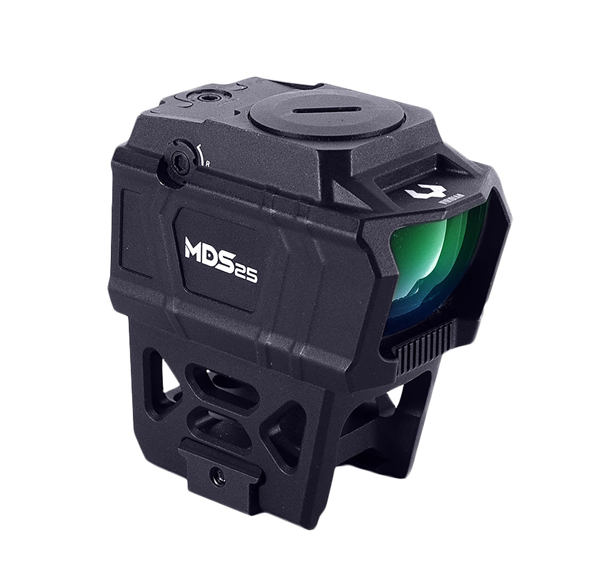 Viridian MDS25 Black Anodized 1x 29mm 3 MOA Green Dot Modern Dot Sight