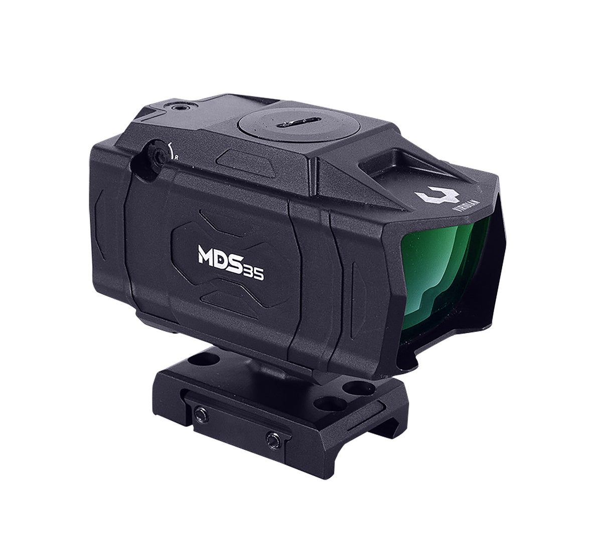 Viridian 981-0128 MDS35 Black Anodized 1x36mm 3 MOA Green Dot Reflex Sight