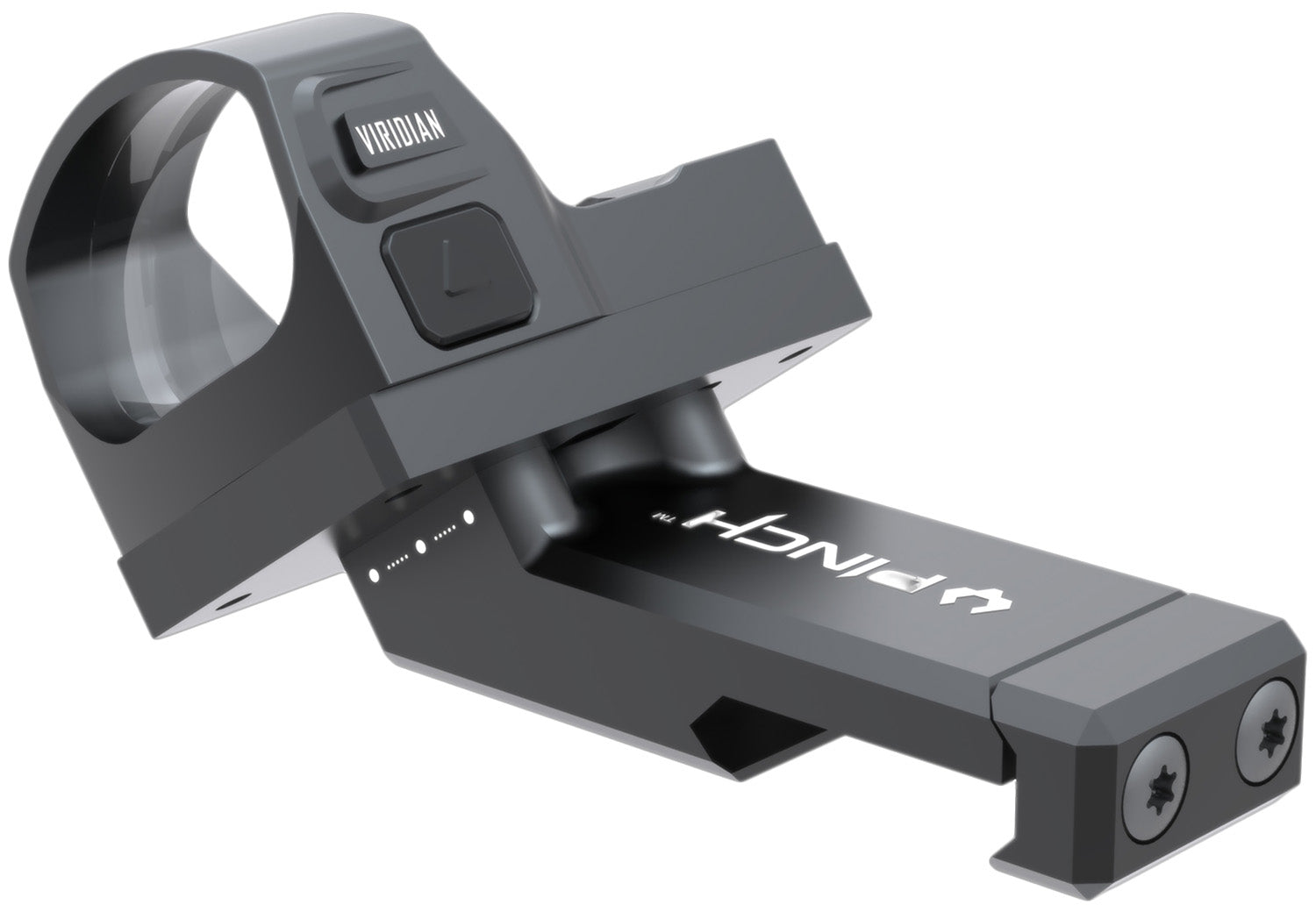 Viridian PINCH Adjustable 35 Degree Offset Mount with Shield RMSc Adapter Black Anodized