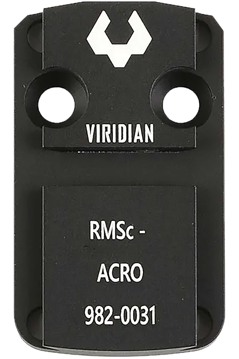 Viridian RFX44 Shield RMSc ACRO Mounting Adapter Plate Black Anodized