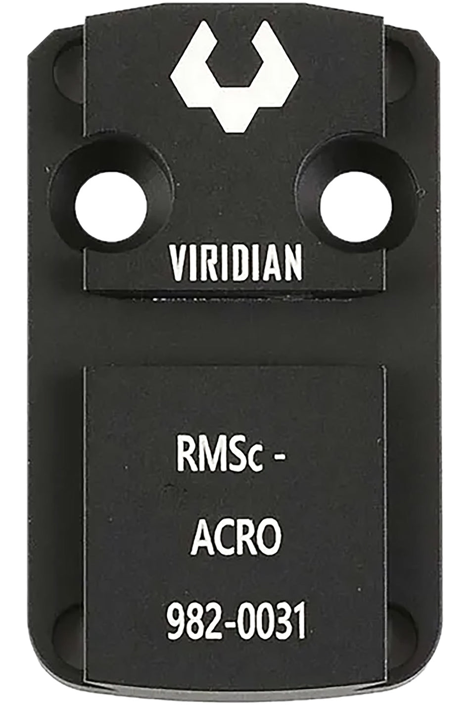 Viridian RFX44 Shield RMSc ACRO Mounting Adapter Plate Black Anodized