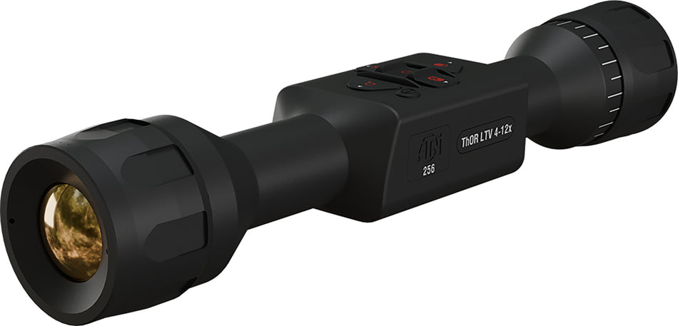 ATN Thor LTV Thermal Rifle Scope 4-12x35mm Multi Reticle 256x192 12 Microns 50Hz Black