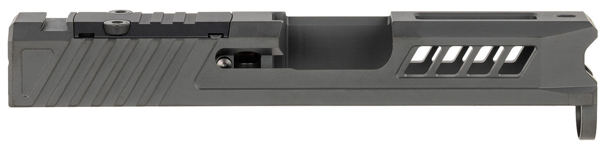 True Precision TPG43SBCRMS Axiom Optic Cut Slide for Glock 43 Black DLC Stainless Steel