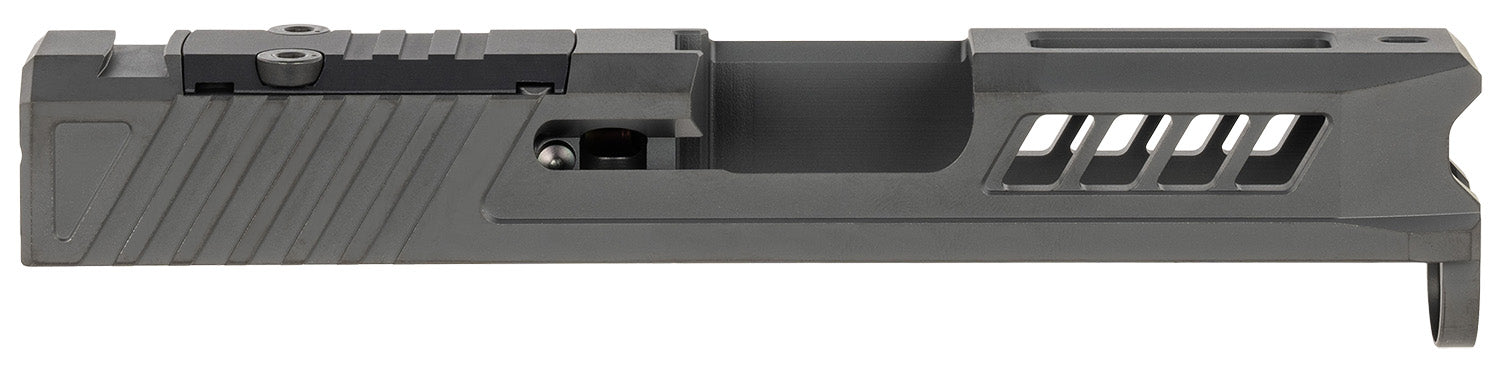 True Precision TPG43SBCRMS Axiom Optic Cut Slide for Glock 43 Black DLC Stainless Steel