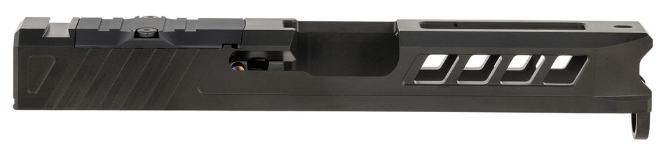 True Precision TPG19SBCRMR Axiom Optic Cut Slide for Glock 19 Gen1-3 Black DLC Stainless