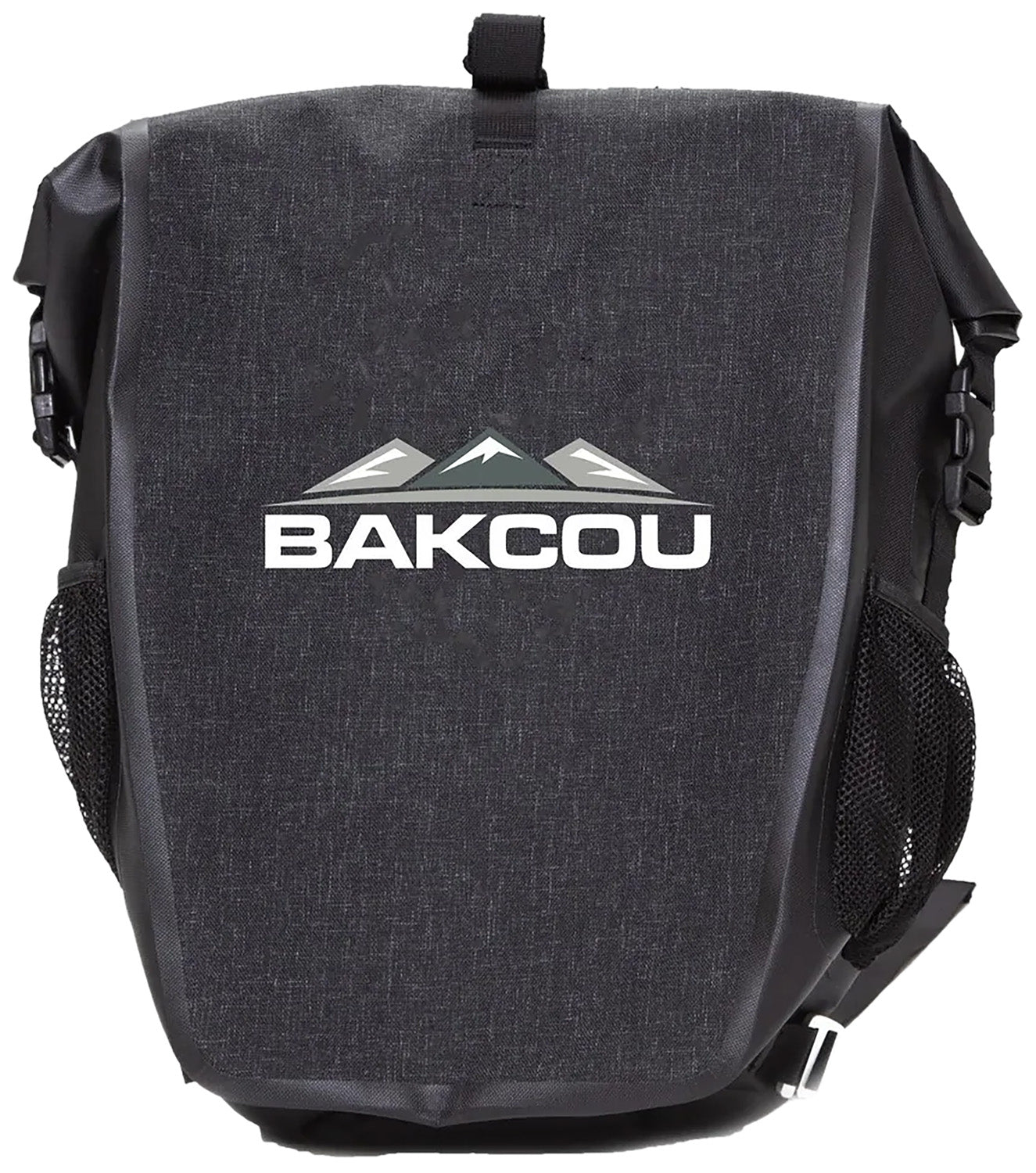 Bakcou Pannier Bag Set Black Heavy Canvas Waterproof 2 Bags 20L Each Quick-Release Clamps