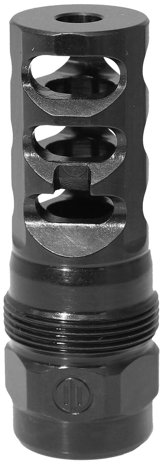 PWS 3FRC12A-3F FRC Flat 3-Port Compensator .223 1/2x28 Black