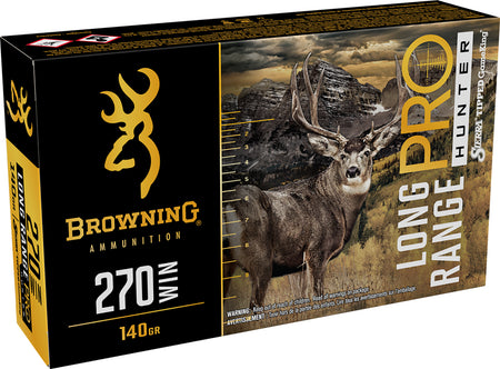 Browning Long Range Pro .270 Winchester 140 gr PolyTip ammo