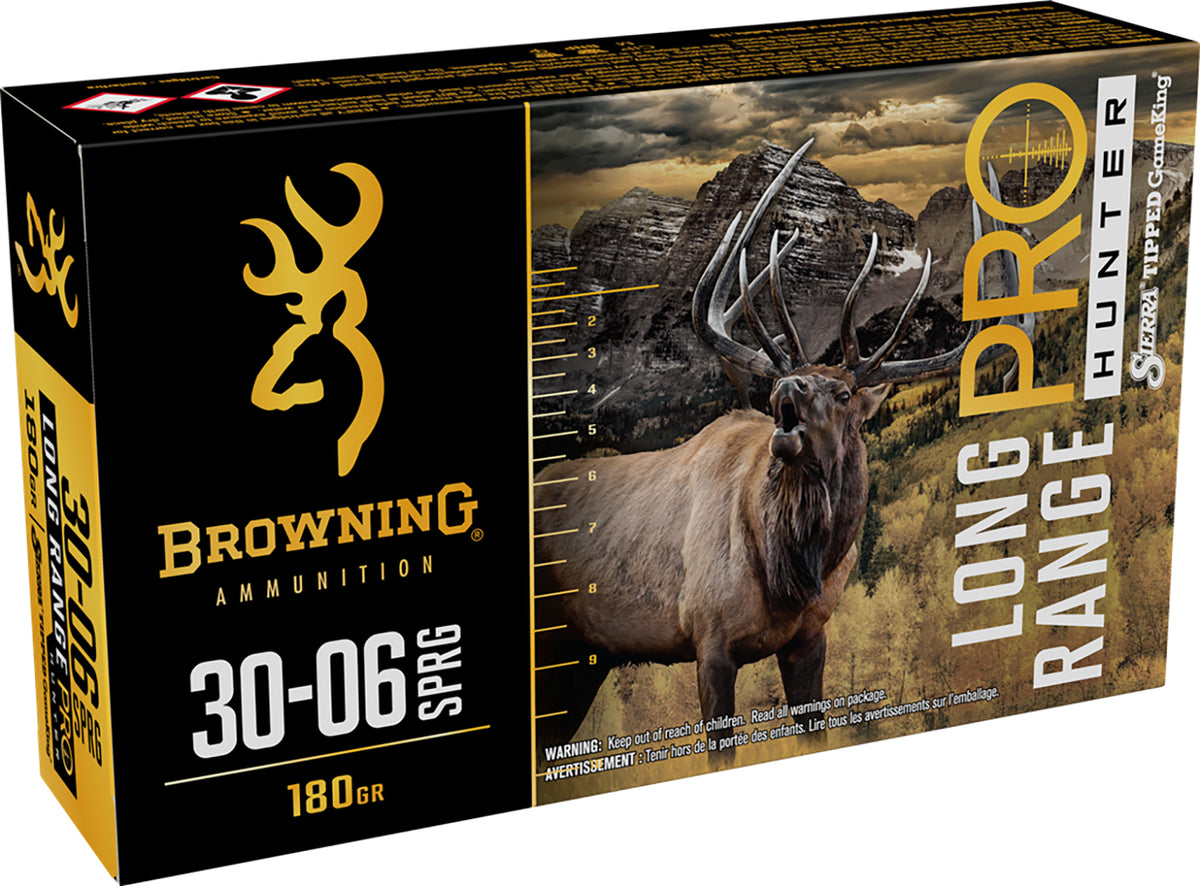 Browning Long Range Pro .30-06 Springfield 180 gr PolyTip ammo