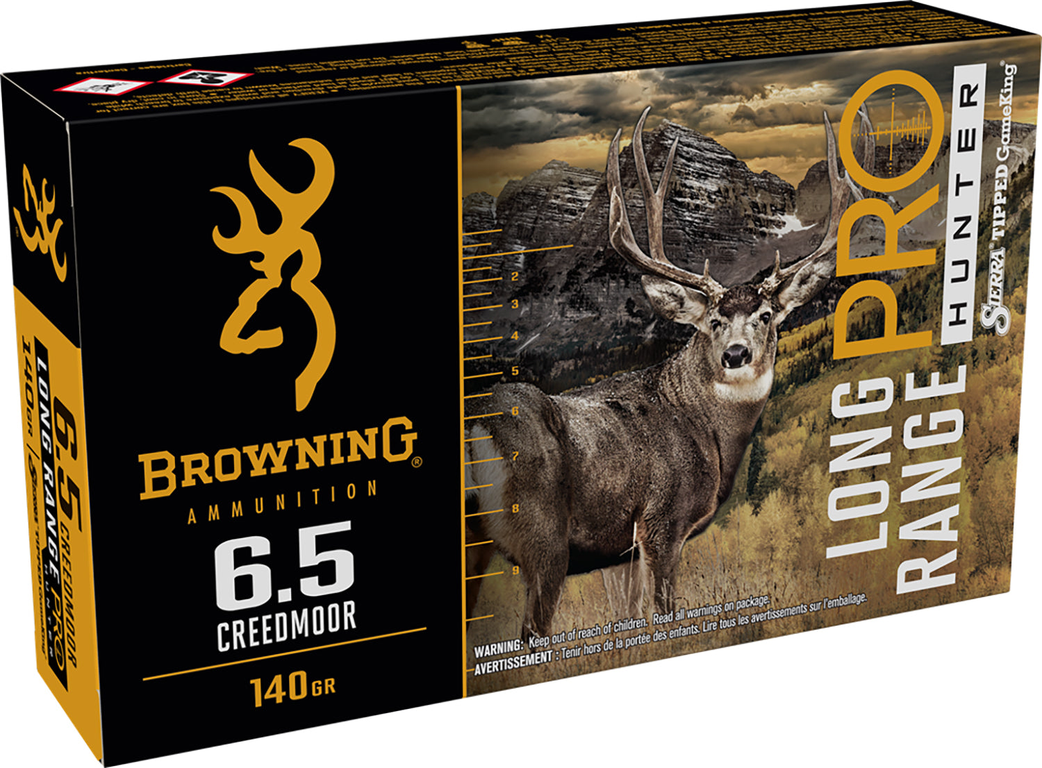 Browning Long Range Pro 6.5mm Creedmoor 140 gr PolyTip ammo