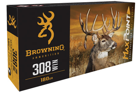 Browning Max Point .308 Win / 7.62x51mm 168 gr PolyTip ammo