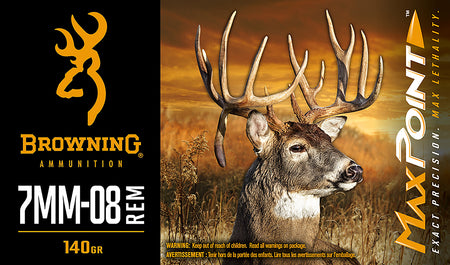 Browning B192107082 Max Point Polymer Tip PT 140 Grain 7mm-08 Remington