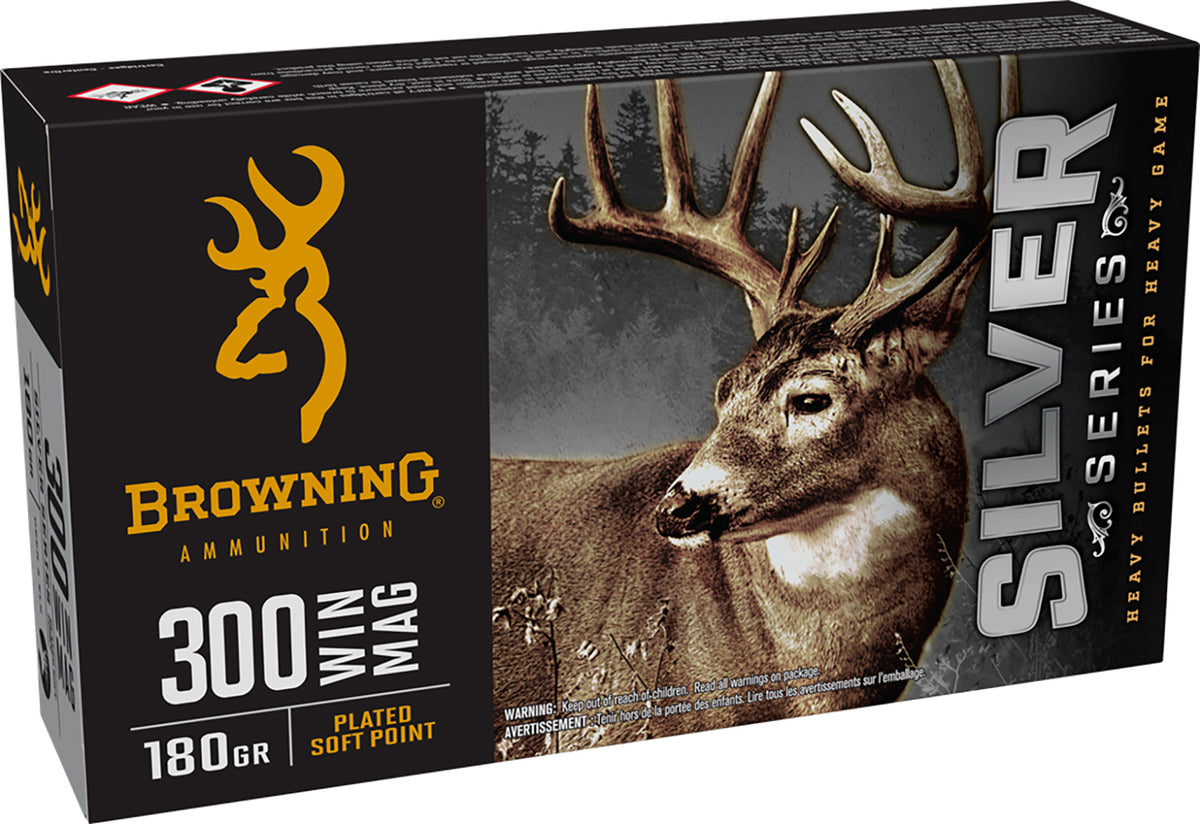 Browning Silver .300 Winchester Mag 180 Gr JSP