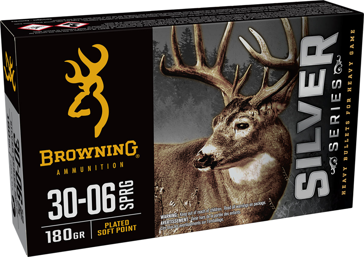 Browning Silver .30-06 Springfield 180 gr JSP ammo