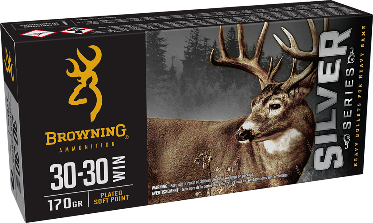 Browning Silver .30-30 Winchester 170 gr JSP ammo