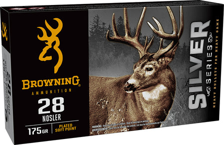 Browning Silver .28 Nosler 175 gr JSP ammo