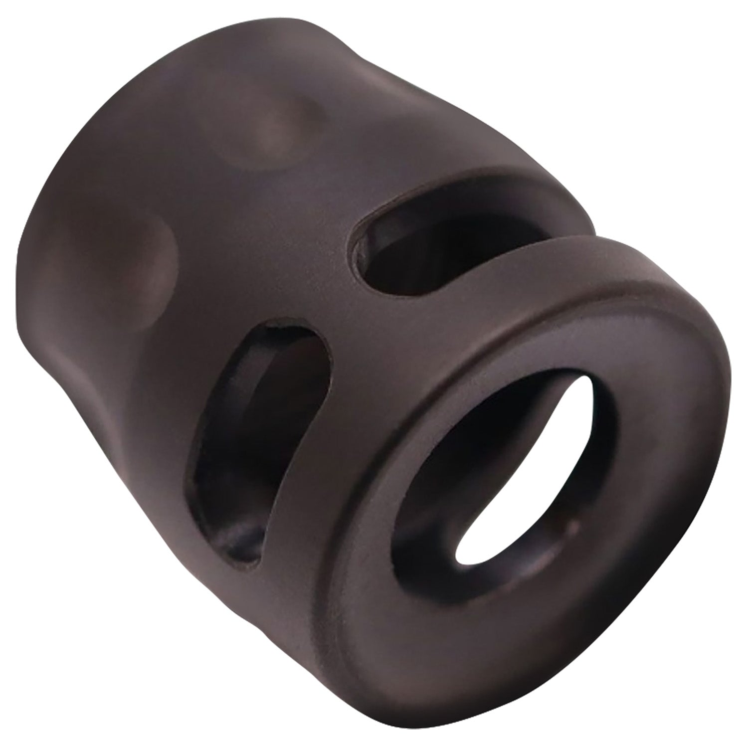True Precision S-Type Micro Compensator Black DLC 416R Stainless 1/2x28 9mm/380 ACP