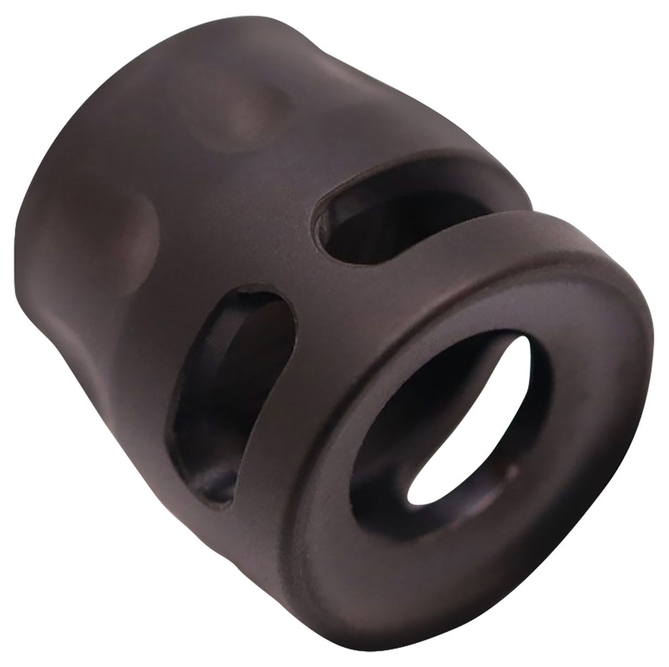 True Precision S-Type Micro Compensator Black DLC 416R Stainless 1/2x28 9mm/380 ACP