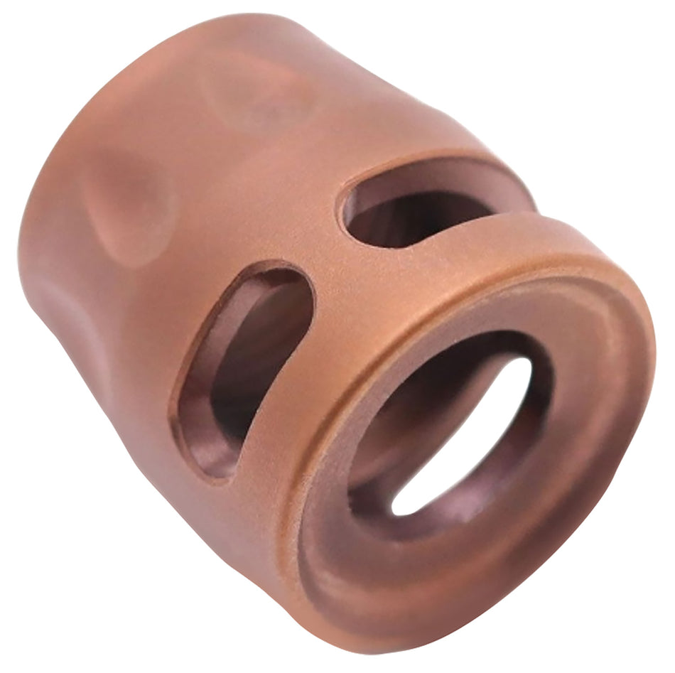 True Precision S-Type Micro Compensator Copper 416R Stainless 1/2x28 9mm/380 ACP