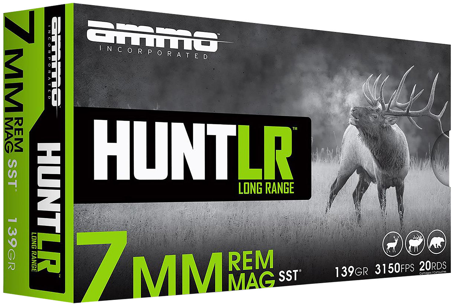 Ammo Inc 7MM139SSTA20 Hunt Super Shock Tip SST 139 Grain 7mm Remington Mag