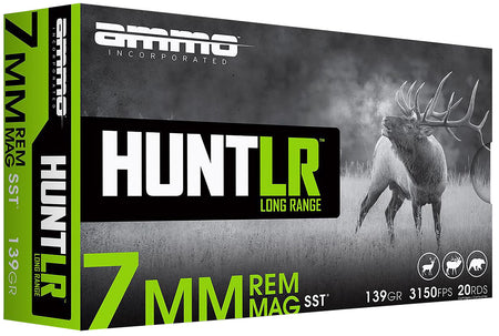 Ammo Inc 7MM139SSTA20 Hunt Super Shock Tip SST 139 Grain 7mm Remington Mag