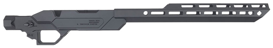 Sharps Bros SBC08 Heatseeker Chassis for Ruger Precision Rimfire Bolt Action Matte Black Cerakote