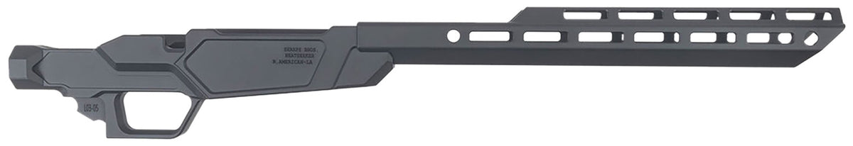 Sharps Bros SBC09 Heatseeker Chassis for Ruger American Long Action Matte Black Cerakote 14" M-LOK