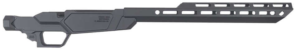 Sharps Bros SBC09 Heatseeker Chassis for Ruger American Long Action Matte Black Cerakote 14" M-LOK