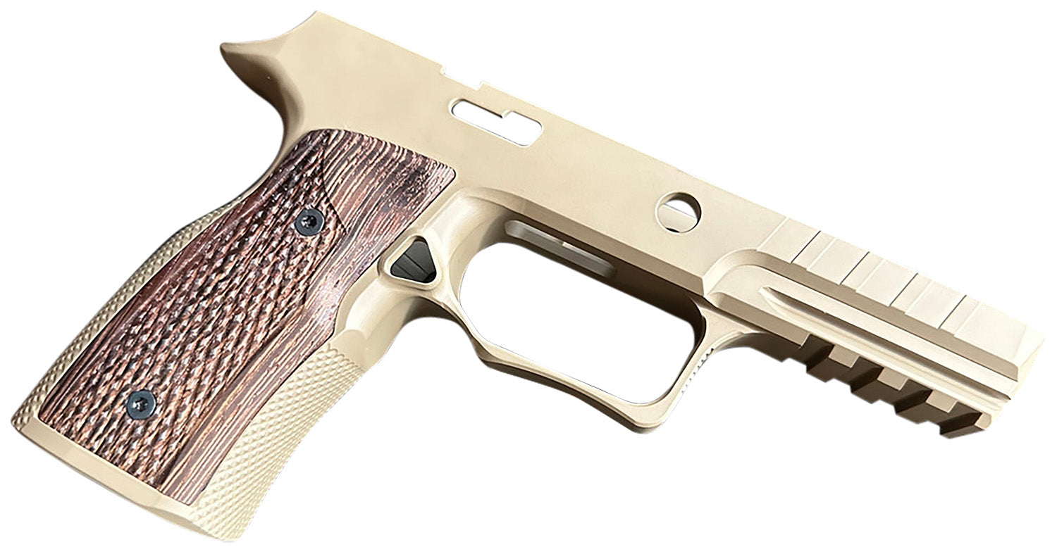 Sharps Bros SBGM10 Flat Dark Earth 7075-T6 Aluminum Grip Module Fits Sig P320
