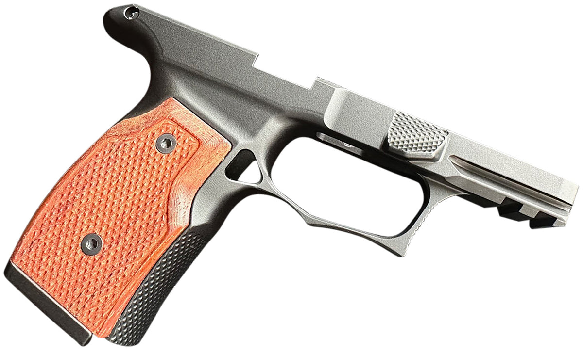 Sharps Bros SBGM01-G2 Grip Module Black with Cherry 7075-T6 Aluminum Fits P365X P365XL