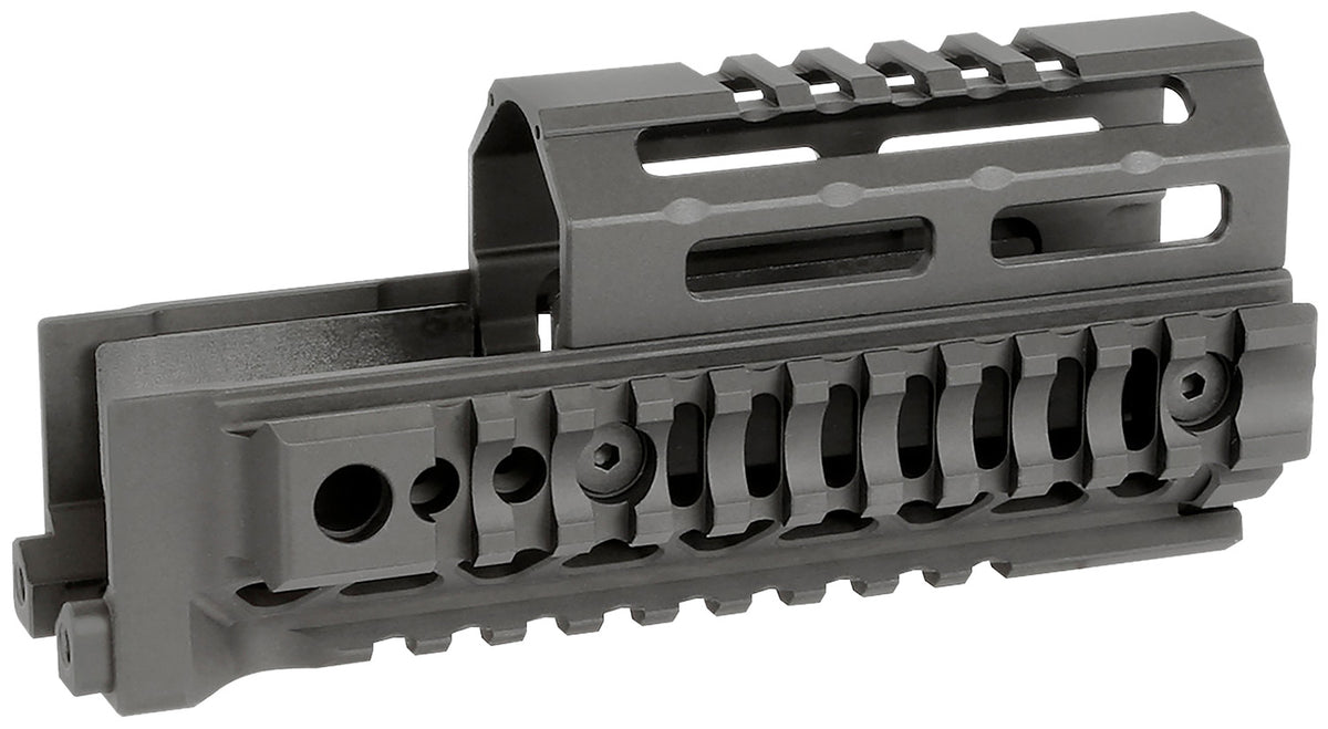 Midwest Industries MIAKALPHAQR6 AK Alpha Drop-In Handguard Black 6061 Aluminum AK-47/AK-74 6"