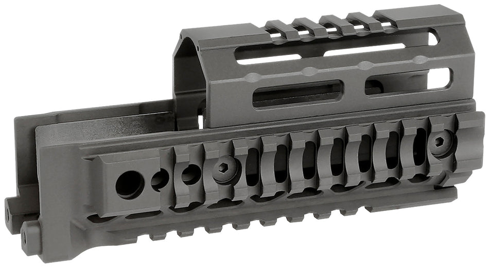 Midwest Industries MIAKALPHAQR6 AK Alpha Drop-In Handguard Black 6061 Aluminum AK-47/AK-74 6"