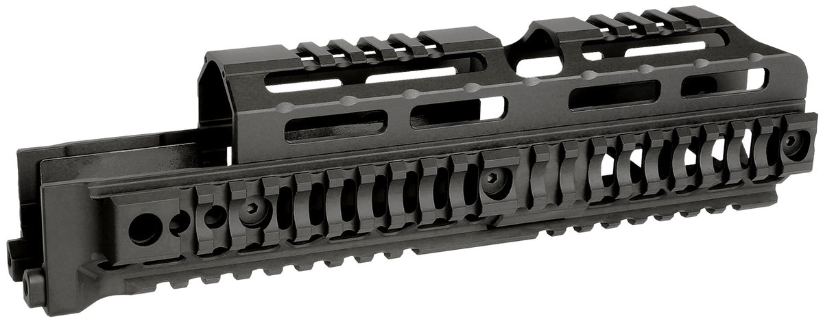Midwest Industries MIAKALPHAQR10 AK Alpha Drop-In Handguard Black 6061 Aluminum AK-47/AK-74 10"