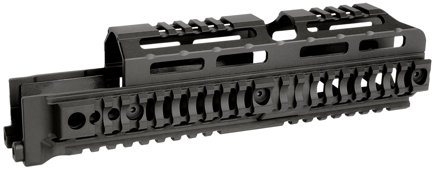 Midwest Industries MIAKALPHAQR10 AK Alpha Drop-In Handguard Black 6061 Aluminum AK-47/AK-74 10"