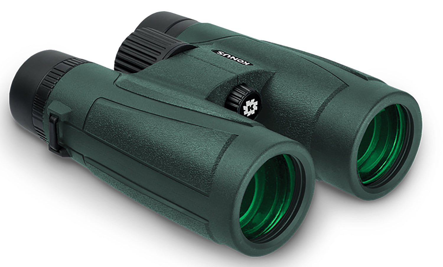 Konus 2273 Regent-HD 10x42 Wide Angle BaK-4 Roof Prism Center Focus Binocular Black Rubber Armor