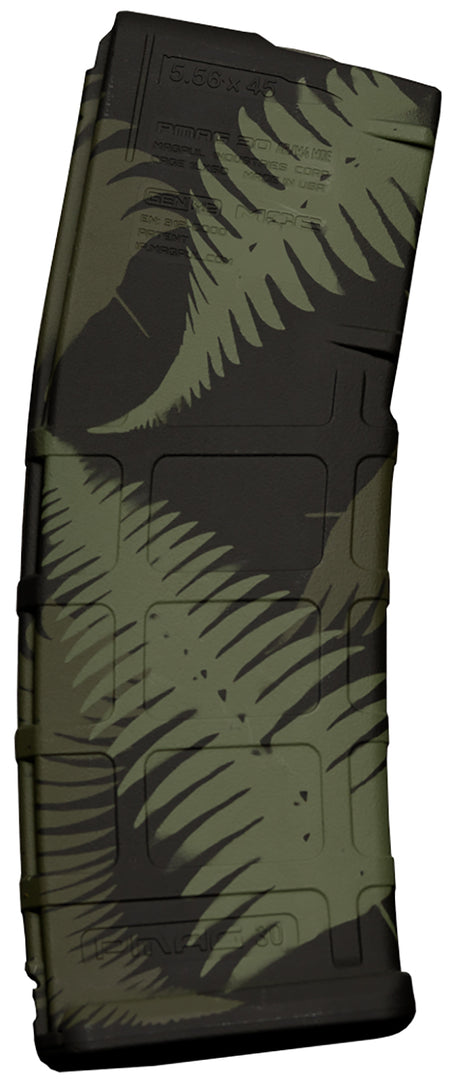 Weapon Works 228048 PMAG GEN M2 MOE 30rd AR/M4 Magazine Ferns Green Polymer