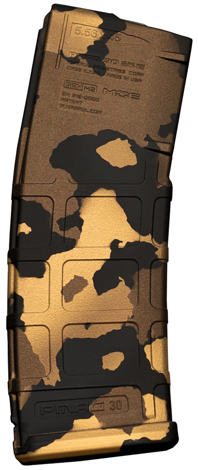 Weapon Works 228044 PMAG GEN M2 MOE 30rd AR/M4 Magazine Gold Granite Polymer