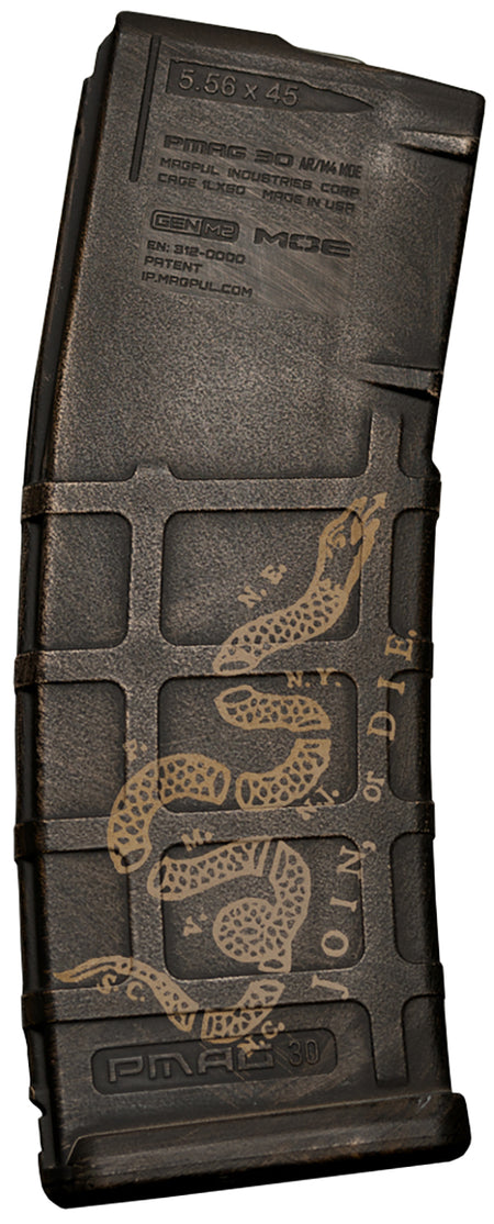 Weapon Works 228052 PMAG GEN M2 MOE 30rd AR/M4 Magazine Join Or Die Polymer