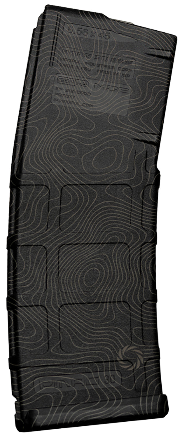 Weapon Works 228053 PMAG GEN M2 MOE 30rd AR/M4 Magazine Laser Topo Polymer
