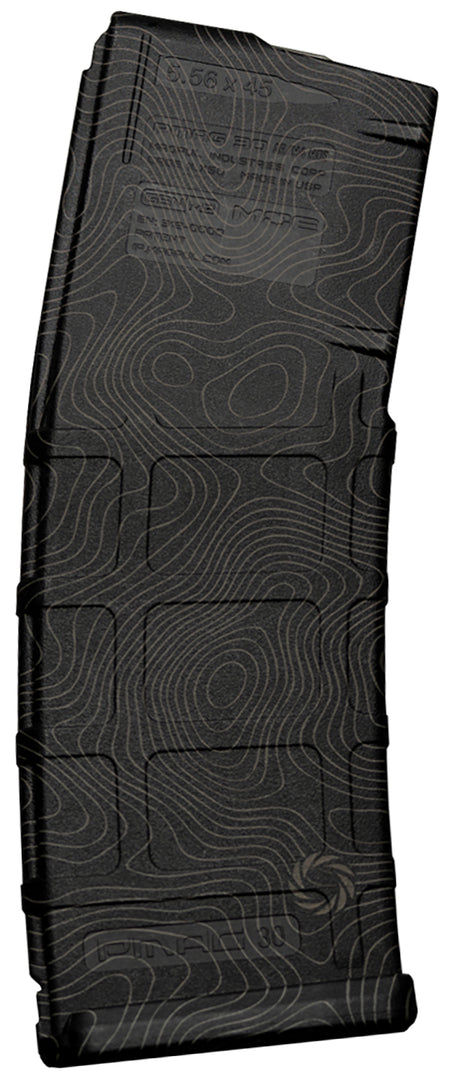 Weapon Works 228053 PMAG GEN M2 MOE 30rd AR/M4 Magazine Laser Topo Polymer