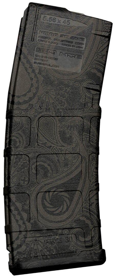 Weapon Works 228099 PMAG GEN M2 MOE 30-Round AR/M4 Laser Paisley Polymer Magazine