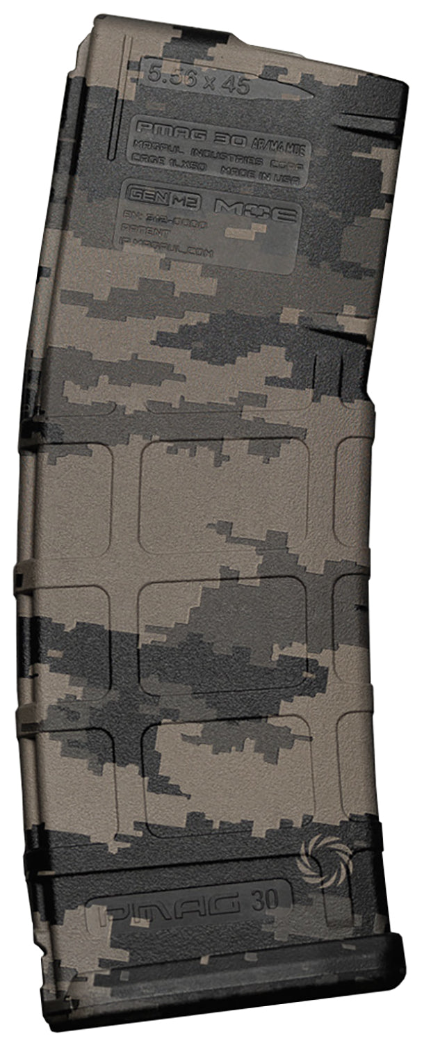Weapon Works 228100 PMAG GEN M2 MOE 30-Round AR/M4 Laser Digital Polymer Magazine
