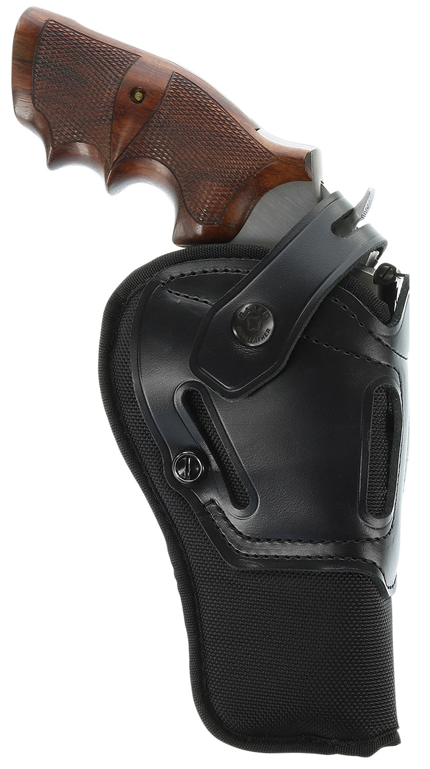 Galco SR126B Switchback OWB Holster Black Ambidextrous for Ruger Super Wrangler