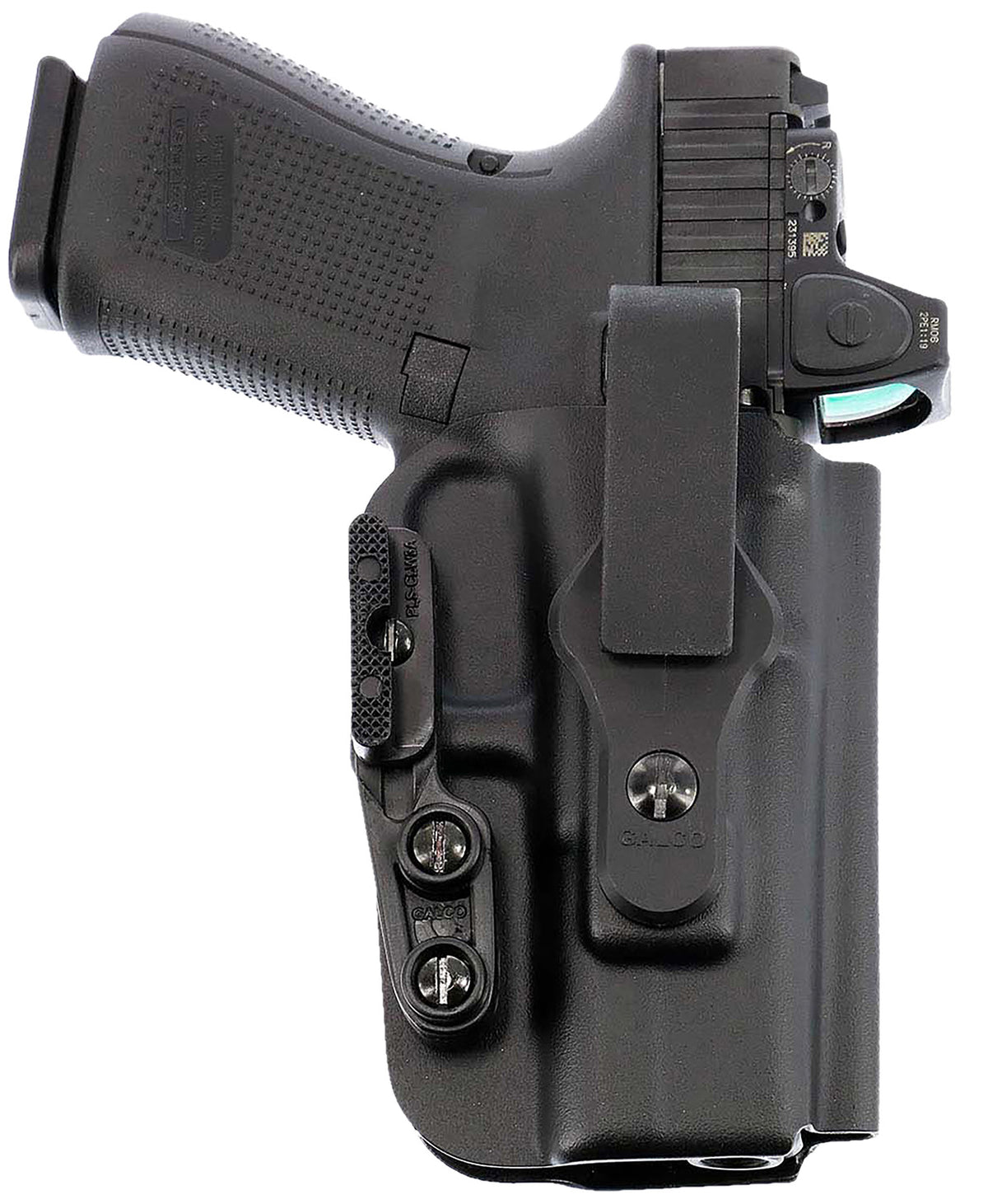Galco TR3286RB Triton 3.0 IWB Black Holster Fits Glock 26 Gen3-5 and Glock 27 Gen3-4