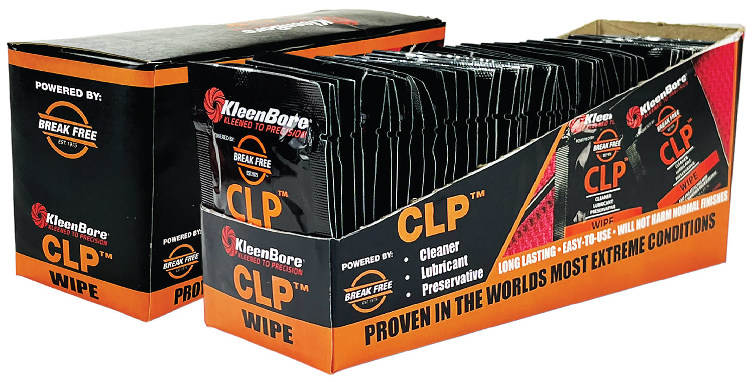 KleenBore KBBFCASE BreakFree CLP Pre-Saturated Cleaning Wipes 50-Count