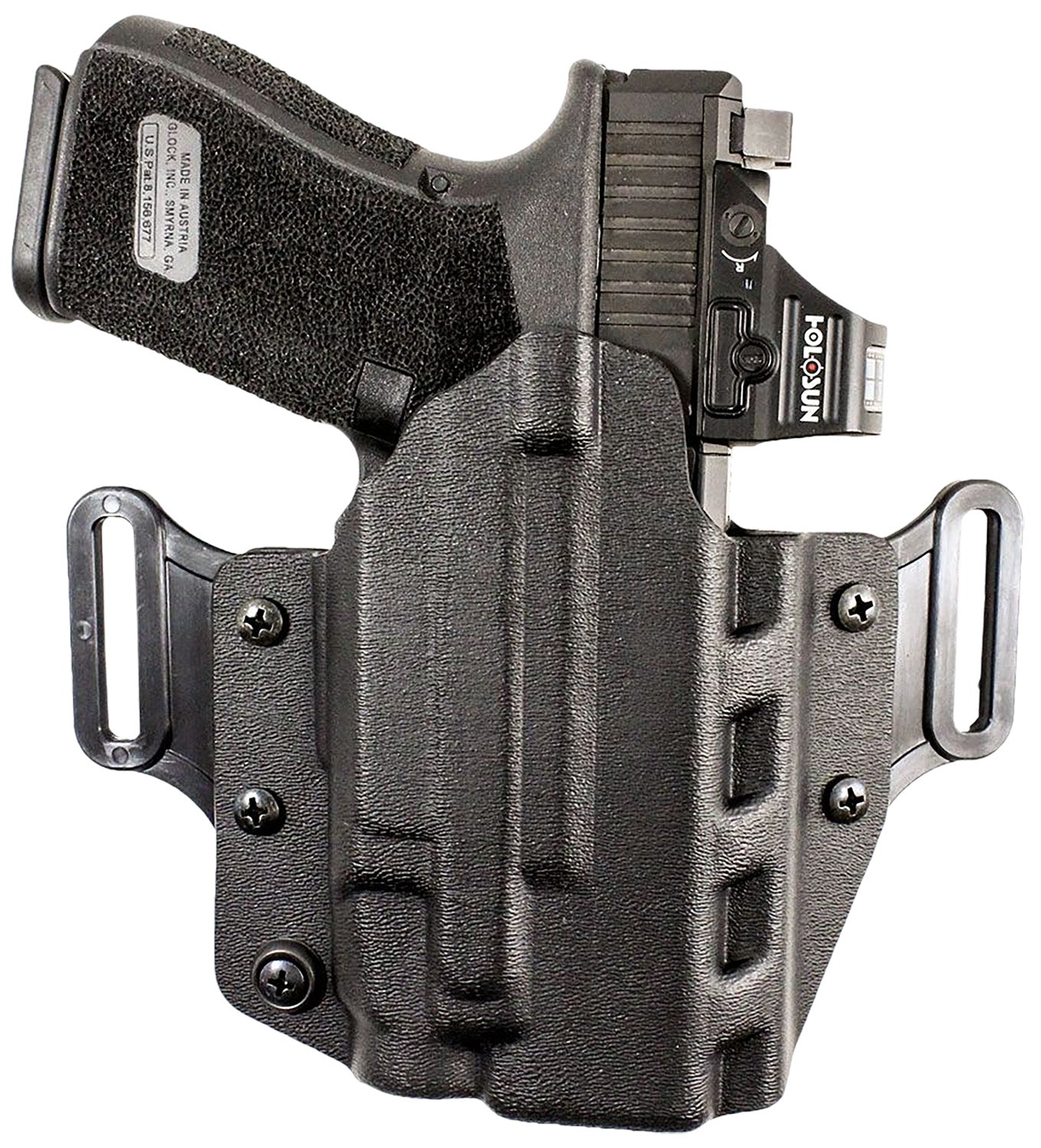 DeSantis Veiled Partner OWB Black Kydex Holster Glock 19/23/32/45 Ambidextrous
