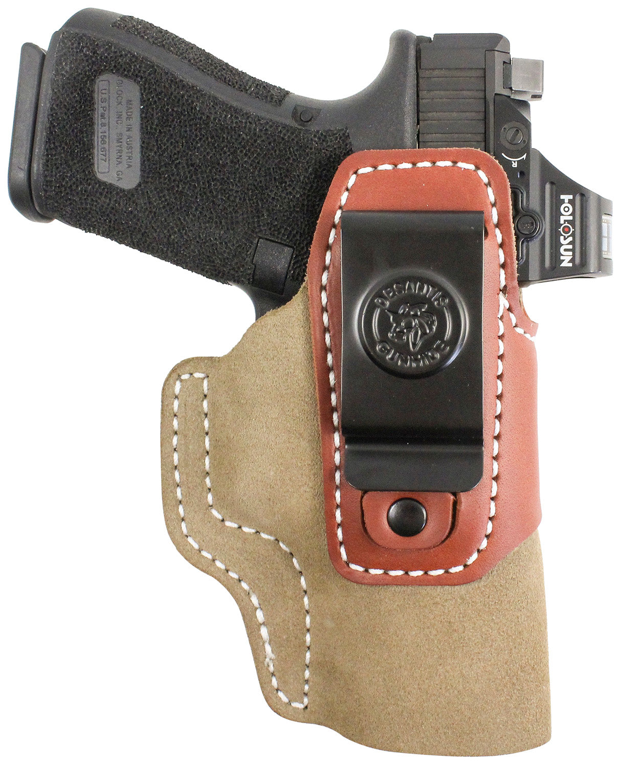 DeSantis Transit IWB Natural Kydex/Leather Belt Clip Holster Sig Sauer P365 Ambidextrous